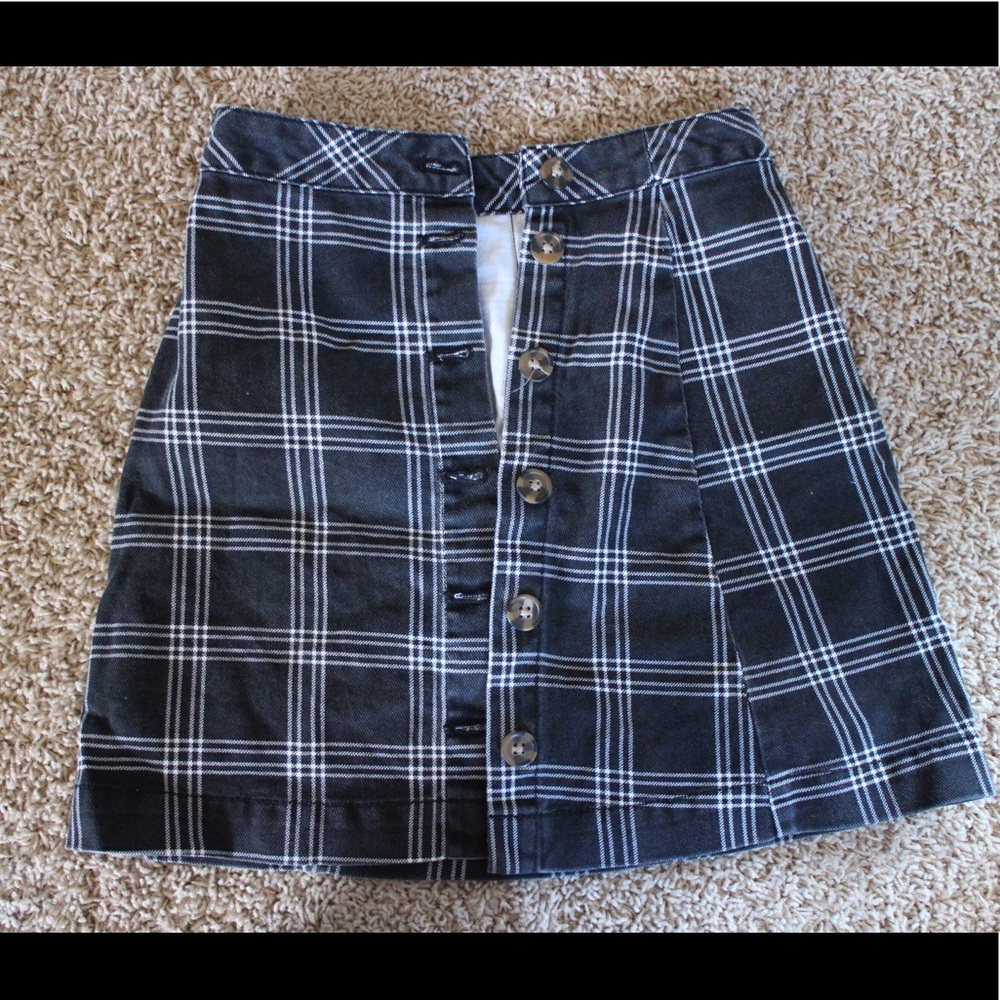 Cute checked skirt